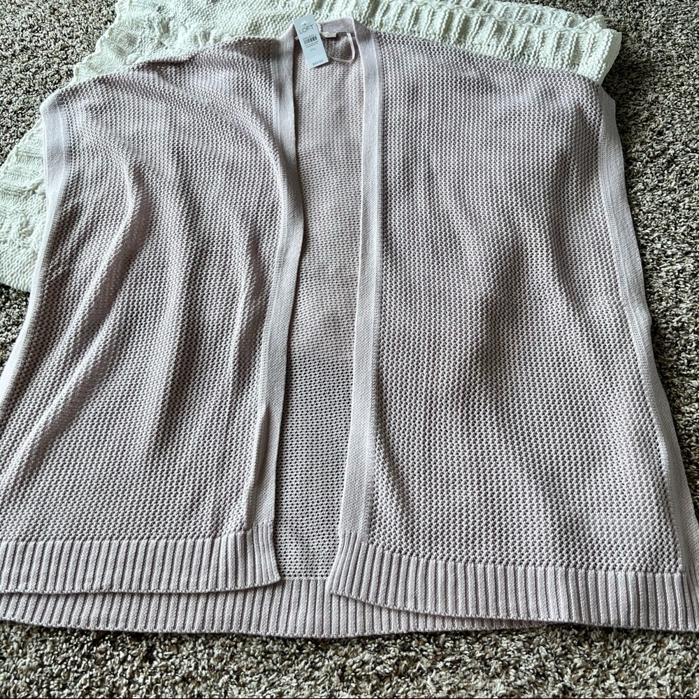 Loft Purple Shaw/Sweater Size M/L